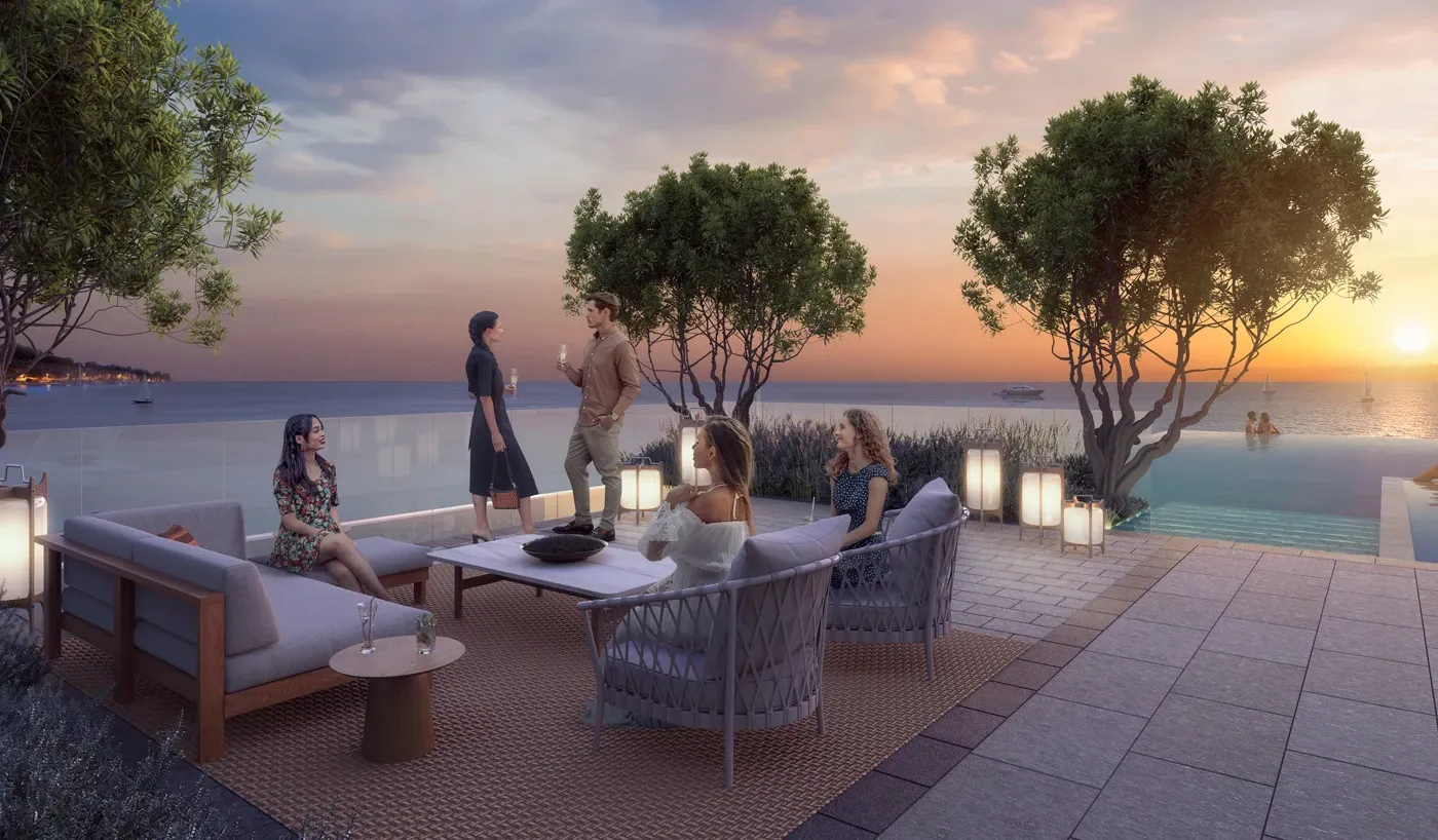 Marina Resort Cavtat sunset terrace